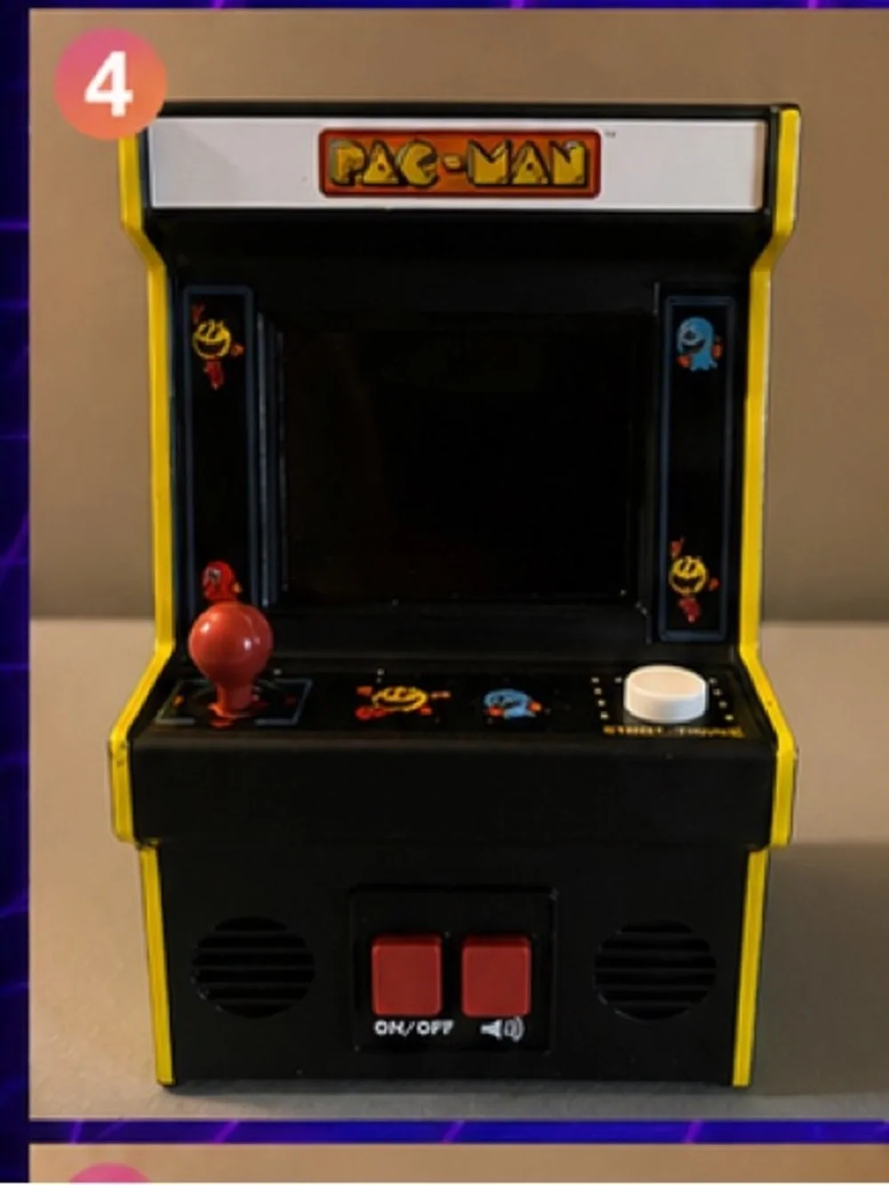 Pac-Man Mini Arcade Game Tested Working With Original Box Retro Gaming